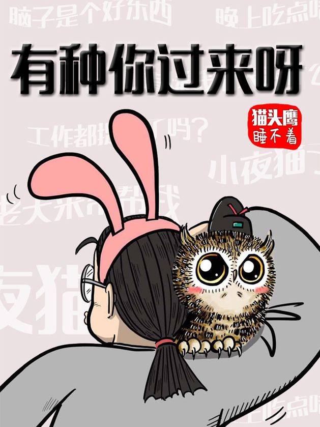 猫头鹰睡不着漫画封面